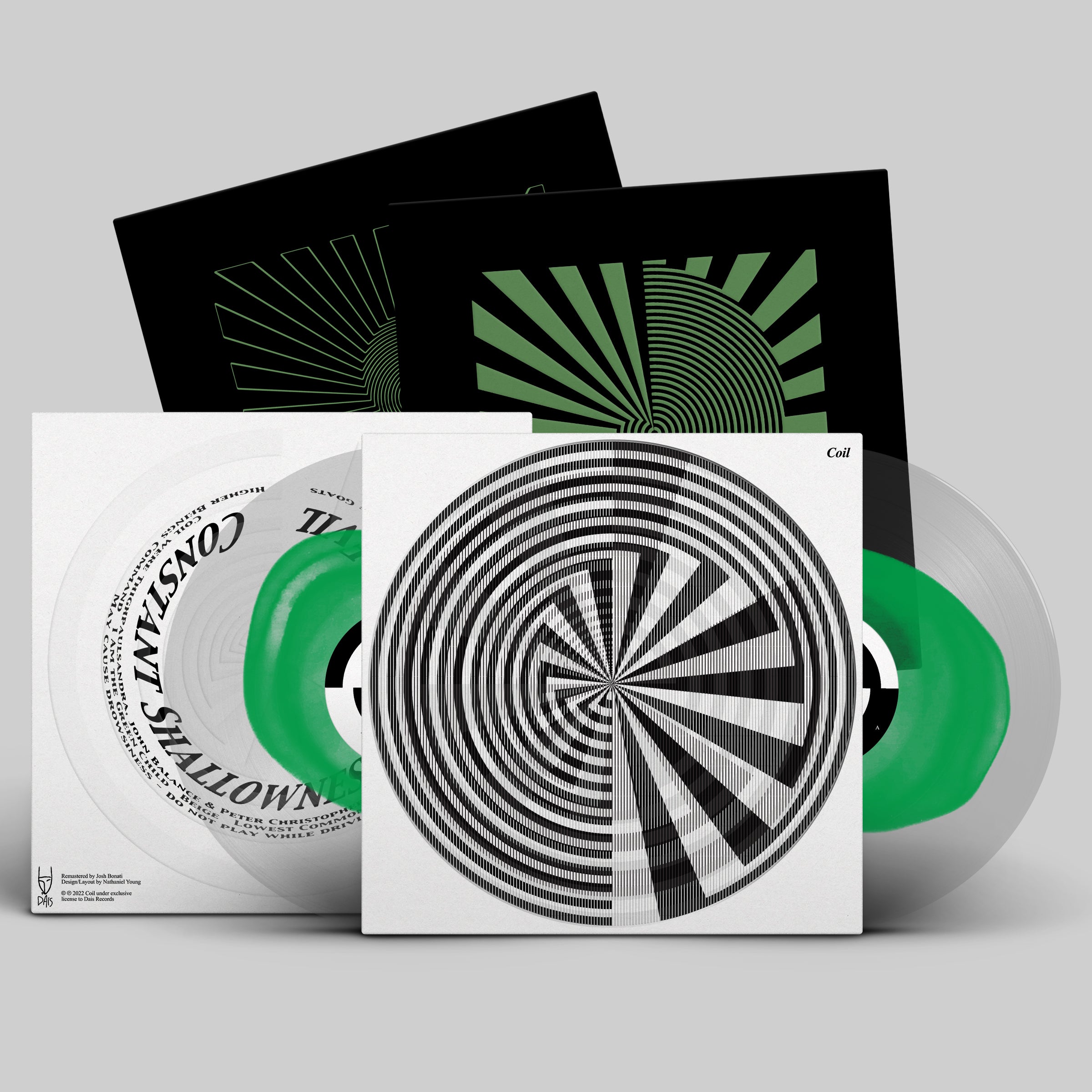 米2LP Coil Constant Shallowness Leads To Evil (Clear) DAIS186 Dais Records 未開封 /00520 Coil - 