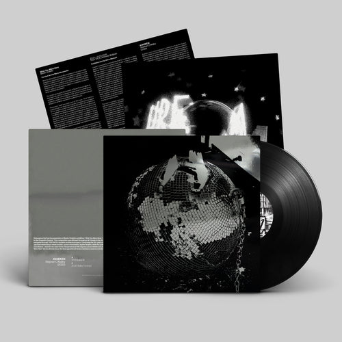 Black vinyl LP mockup for Stephen O'Malley's album 'Avaeken', released August 2026 by Dais Records.