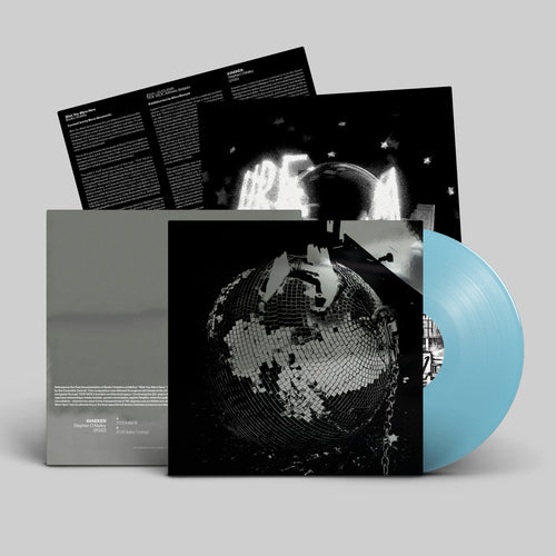 Pale Blue vinyl LP mockup for Stephen O'Malley's album 'Avaeken', released August 2026 by Dais Records.