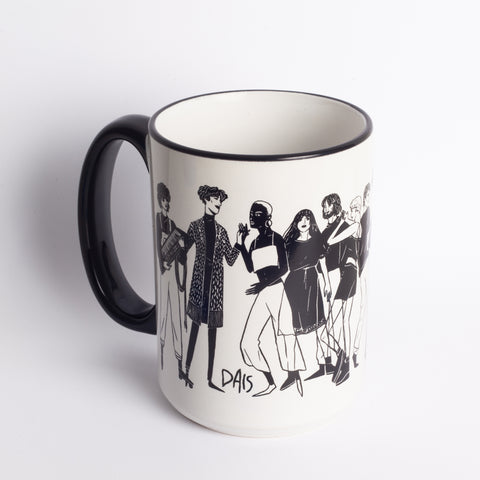 Illustrated Coffee Mug