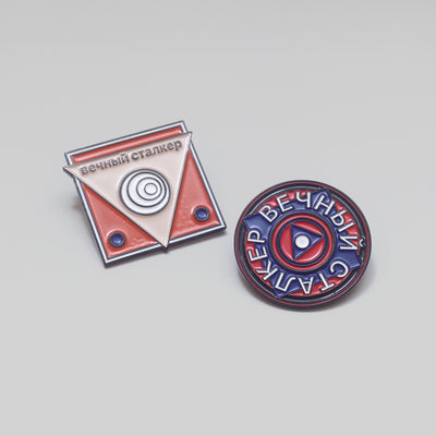 Eternal Stalker Enamel Pin Set by Merzbow / Lawrence English